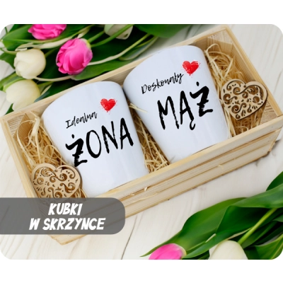 Komplety Kubków  w Skrzynce