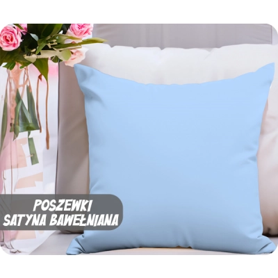 Poszewki z satyny bawełnianej