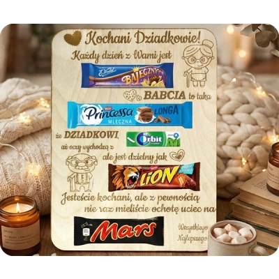 Tabliczki ze słodyczami