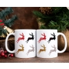 PREZENT ŚWIĄTECZNY ZESTAW KUBKÓW W SKRZYNCE KUBKI MIKOŁAJ RENIFER ŚWIĘTA