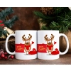 PREZENT ŚWIĄTECZNY ZESTAW KUBKÓW W SKRZYNCE KUBKI MIKOŁAJ RENIFER ŚWIĘTA