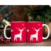 PREZENT ŚWIĄTECZNY ZESTAW KUBKÓW W SKRZYNCE KUBKI MIKOŁAJ RENIFER ŚWIĘTA