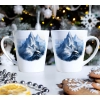 PREZENT ŚWIĄTECZNY ZESTAW KUBKÓW LATTE W SKRZYNCE KUBKI MIKOŁAJ NA ŚWIĘTA