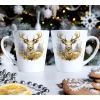 PREZENT ŚWIĄTECZNY ZESTAW KUBKÓW LATTE W SKRZYNCE KUBKI MIKOŁAJ NA ŚWIĘTA