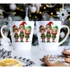 PREZENT ŚWIĄTECZNY ZESTAW KUBKÓW LATTE W SKRZYNCE KUBKI MIKOŁAJ NA ŚWIĘTA