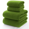 KOMPLET RĘCZNIKÓW FROTTE 2x 70X140 + 2x 50x100 400g/m2 GRUBE CHŁONNE OLIWKA