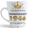 KUBEK LATTE PREZENT URODZINY 80 OSIEMDZIESIĄTKĘ ZNAK