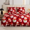 Pościel świąteczna satyna bawełniana komplet 3 części