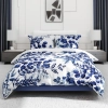 POŚCIEL 100% BAWEŁNA NIEBIESKI OGRÓD POLSKI KOMPLET POŚCIELI