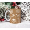 ŚWIĄTECZNY KUBEK 330ml PREZENT ŚWIĘTA POD CHOINKĘ
