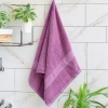 GRUBY RĘCZNIK KĄPIELOWY 70x140cm 550g/m2 PREMIUM CHŁONNY LAWENDOWY