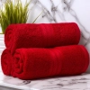GRUBY RĘCZNIK KĄPIELOWY 70x140cm 550g/m2 PREMIUM CHŁONNY CZERWONY