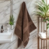 GRUBY RĘCZNIK KĄPIELOWY 70x140cm 550g/m2 PREMIUM CHŁONNY BRĄZOWY
