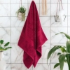 GRUBY RĘCZNIK KĄPIELOWY 50x100cm 550g/m2 PREMIUM CHŁONNY BORDOWY