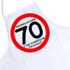 FARTUCH KUCHENNY NADRUK URODZINY 70 SIEDEMDZIESIĄTKĘ