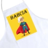 FARTUCH KUCHENNY Z NADRUKIEM PREZENT DZIEŃ BABCI