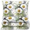 Pościel Flanelowa Stokrotki Rumianki 4cz Prześcieradło 220x230 Daisy