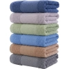 LUKSUSOWY KOMPLET 6 RĘCZNIKÓW KĄPIELOWYCH 50x100 BAWEŁNA FROTTE CHŁONNE