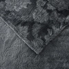 KOC TŁOCZONY NA ŁÓŻKO IMPERIAL MIKROFIBRA 160X200 NARZUTA GRAFIT