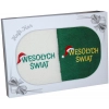 ŚWIĄTECZNY KOMPLET DWÓCH RĘCZNIKÓW 70x140 PREZENT ŚWIĘTA WESOŁYCH ŚWIĄT