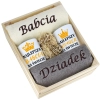 IDEALNY PREZENT - ZESTAW RĘCZNIKI + KUBKI BABCIA i DZIADEK