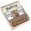 IDEALNY PREZENT - ZESTAW RĘCZNIKI + KUBKI BABCIA i DZIADEK