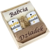IDEALNY PREZENT - ZESTAW RĘCZNIKI + KUBKI BABCIA i DZIADEK