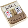 IDEALNY PREZENT - ZESTAW RĘCZNIKI + KUBKI BABCIA i DZIADEK