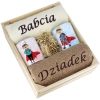 IDEALNY PREZENT - ZESTAW RĘCZNIKI + KUBKI BABCIA i DZIADEK