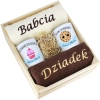 IDEALNY PREZENT - ZESTAW RĘCZNIKI + KUBKI BABCIA i DZIADEK