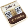 IDEALNY PREZENT - ZESTAW RĘCZNIKI + KUBKI BABCIA i DZIADEK