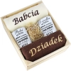 IDEALNY PREZENT - ZESTAW RĘCZNIKI + KUBKI BABCIA i DZIADEK