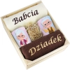 IDEALNY PREZENT - ZESTAW RĘCZNIKI + KUBKI BABCIA i DZIADEK