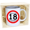 PREZENT KUBEK URODZINOWY W SKRZYNCE URODZINY 18