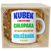 KUBEK W SKRZYNCE NA PREZENT DZIEŃ CHŁOPAKA FACET