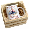 KUBEK 330ml W SKRZYNCE DLA MAMY PREZENT DZIEŃ MATKI MAMA MAMUSIA UPOMINEK