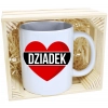 PREZENT KUBEK Z NADRUKIEM DLA DZIADKA W SKRZYNCE