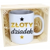 PREZENT KUBEK Z NADRUKIEM DLA DZIADKA W SKRZYNCE