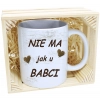 PREZENT KUBEK Z NADRUKIEM DLA BABCI W SKRZYNCE