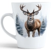 ŚWIĄTECZNY KUBEK LATTE 330ml PREZENT ŚWIĘTA ZIMOWY RENIFER JELEŃ MIKOŁAJ