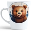 ŚWIĄTECZNY KUBEK LATTE 330ml PREZENT ŚWIĘTA ZIMOWY RENIFER JELEŃ MIKOŁAJ
