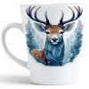 ŚWIĄTECZNY KUBEK LATTE 330ml PREZENT ŚWIĘTA ZIMOWY RENIFER JELEŃ MIKOŁAJ