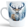 ŚWIĄTECZNY KUBEK LATTE 330ml PREZENT ŚWIĘTA ZIMOWY RENIFER JELEŃ MIKOŁAJ