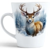 ŚWIĄTECZNY KUBEK LATTE 330ml PREZENT ŚWIĘTA ZIMOWY RENIFER JELEŃ MIKOŁAJ