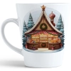 ŚWIĄTECZNY KUBEK LATTE 330ml PREZENT ŚWIĘTA ZIMOWY RENIFER JELEŃ MIKOŁAJ
