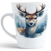 ŚWIĄTECZNY KUBEK LATTE 330ml PREZENT ŚWIĘTA ZIMOWY RENIFER JELEŃ MIKOŁAJ