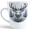 ŚWIĄTECZNY KUBEK LATTE 330ml PREZENT ŚWIĘTA ZIMOWY RENIFER JELEŃ MIKOŁAJ