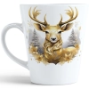 ŚWIĄTECZNY KUBEK LATTE 330ml PREZENT ŚWIĘTA ZIMOWY RENIFER JELEŃ MIKOŁAJ