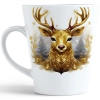 ŚWIĄTECZNY KUBEK LATTE 330ml PREZENT ŚWIĘTA ZIMOWY RENIFER JELEŃ MIKOŁAJ