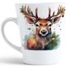 ŚWIĄTECZNY KUBEK LATTE 330ml PREZENT ŚWIĘTA ZIMOWY RENIFER JELEŃ MIKOŁAJ